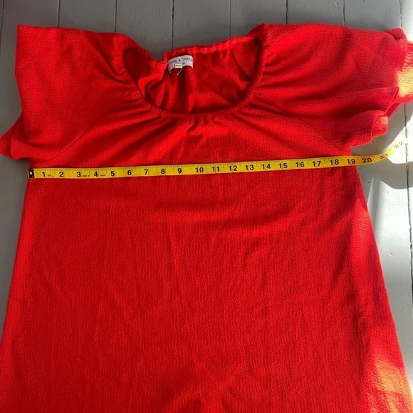 Madewell Texture and Thread Tiered sleeve dress-Small - Picture 6 of 11